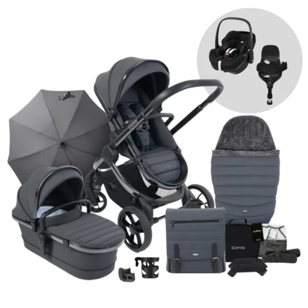 iCandy Peach 7 Pushchair & Maxi Cosi Pebble 360 PRO Travel System Bundle