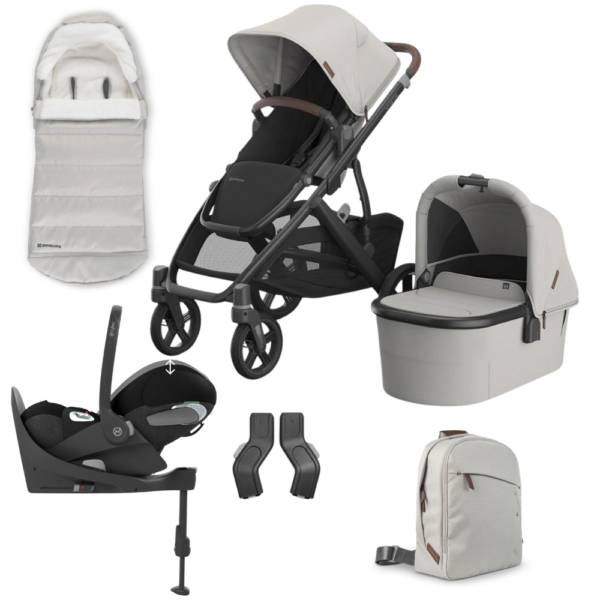Uppababy Vista V3 Savannah, Travel System Complete, Cybex Cloud T